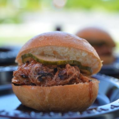 Pulled Pork Sliders from Peloton Catering