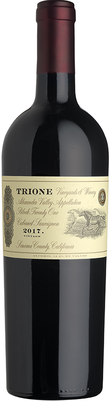 Trione red wine bottle image