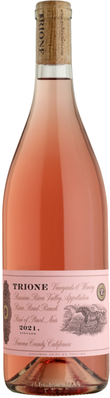 Trione Bottle of Rosé wine